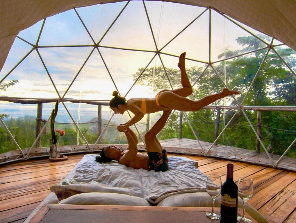 Domos Mirador Romantic Private Honeymoon Glamping Miramar 外观 照片