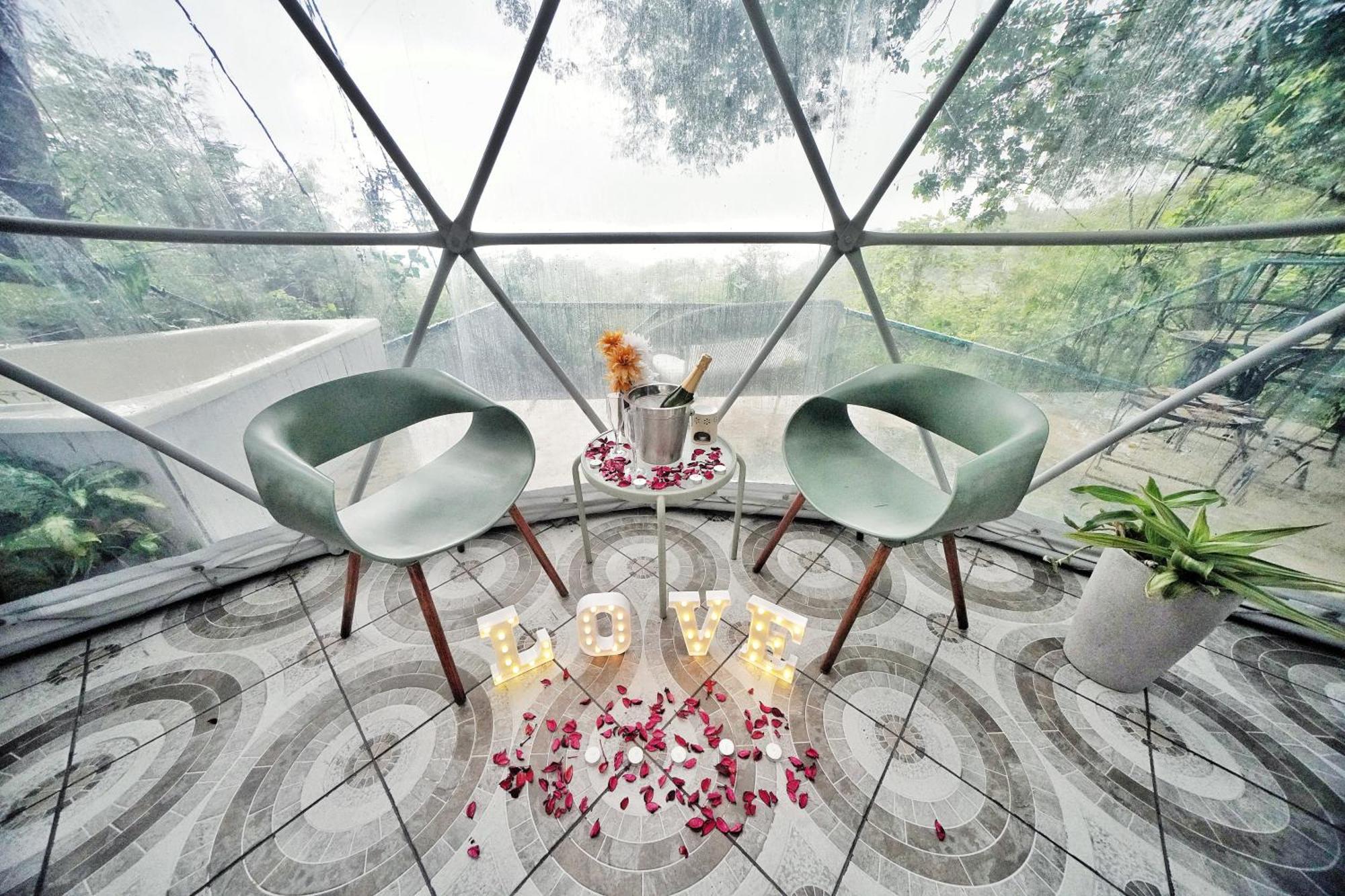 Domos Mirador Romantic Private Honeymoon Glamping Miramar 外观 照片